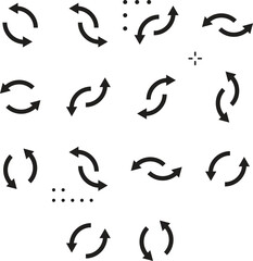 Arrow icons set. Arrow collection. Simple arrow big set. Vector illustration