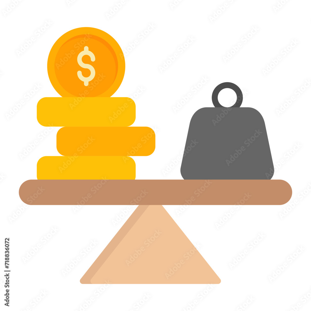 Poster debt service coverage ratio icon vector image. can be used for finance.