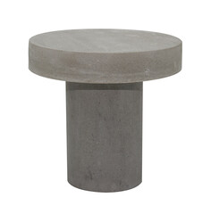 Concrete template podium pedestal for show cosmetic or skin care products display on transparent background ,png file