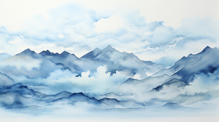 Fototapeta na wymiar landscape with clouds