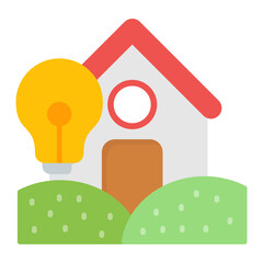 Creative Retreat icon vector image. Can be used for Creativity.