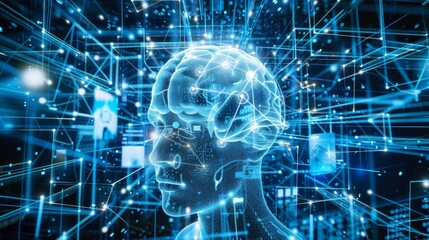 Fototapeta premium Cerebral Network Conceptual Illustration