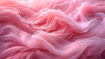 Obraz premium Pink Fashion Wave: A Monthly Celebration of Style and Creativity Generative AI