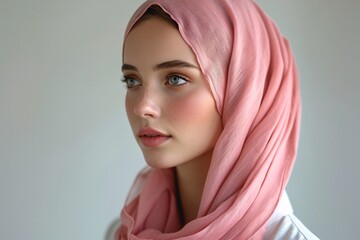 Pink Hijabista: A Monthly Celebration of Women's Empowerment Generative AI