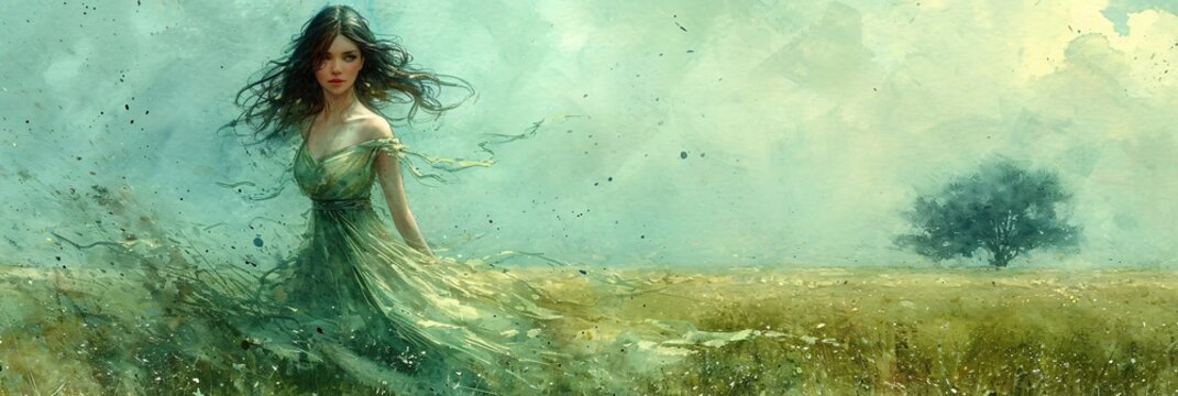 Water Nymph Generative AI