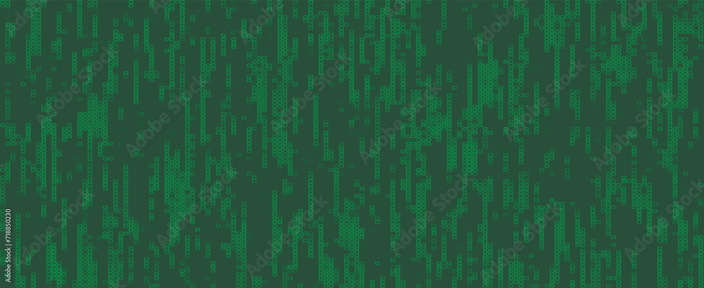Aufkleber abstract green mosaic background. abstract colored led squares background. technology digital square