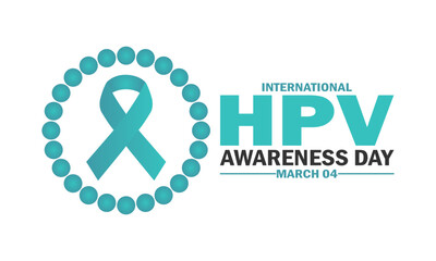 International HPV Awareness Day Vector illustration. March 4. Holiday concept. Template for background, banner, card, poster with text inscription. - Powered by Adobe