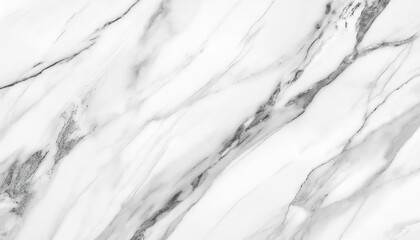 A luxurious white marble texture with natural, elegant gray veins. Ideal for backgrounds, wallpapers or high-end design projects