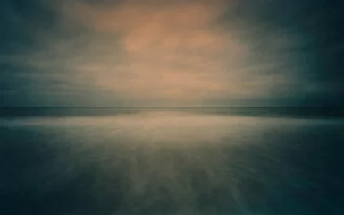 Gordijnen Pinhole seascape photos shot on film with pinhole camera 6x9 © Gregor