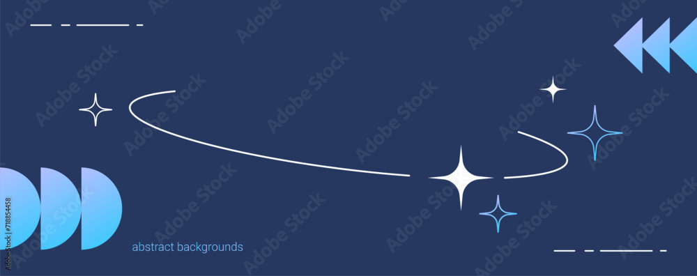 Poster background with white oval frame in retro y2k aesthetic, web banner, vector abstract art with graphi