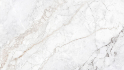 Obraz premium A luxurious white marble texture with natural, elegant gray veins. Ideal for backgrounds, wallpapers or high-end design projects
