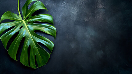 One monstera leaf