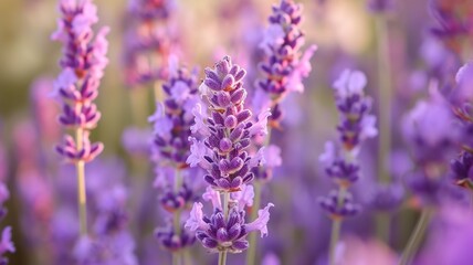 Naklejka premium nice close up of the lavender