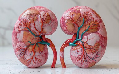 February's Heartbeat: A Valentine's Day Tribute to the Human Kidney Generative AI