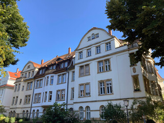 Fototapeta na wymiar Altbaufassaden in Heidelberg
