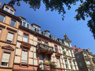 Altbaufassaden in Heidelberg