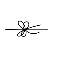 Simple line bows 
