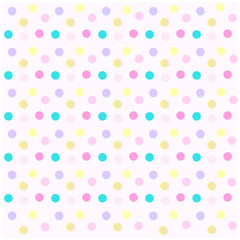 Cute pastel seamless pattern background