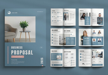 Business Proposal Template - obrazy, fototapety, plakaty