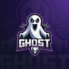 Ghost e-sports gaming logo design