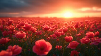 Obraz premium Flower field
