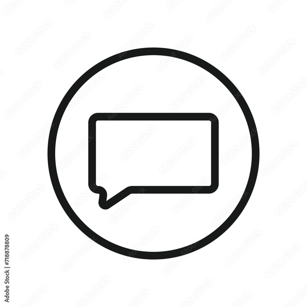 Poster chat vector icon. talk bubble speech icon. vector design elements.