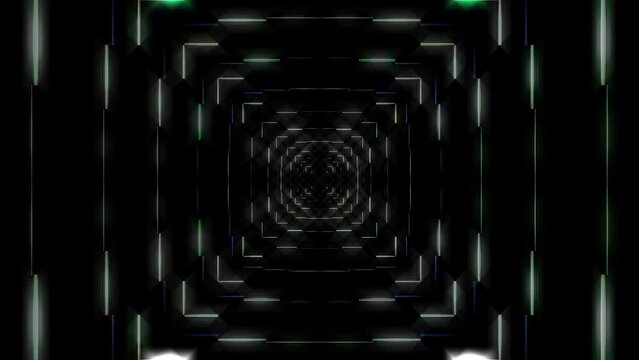 Beautiful videos that glow, shine brightly that regulate subtle movements with colorful stripes on a black background	