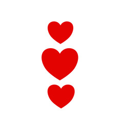 vector love hearts concept