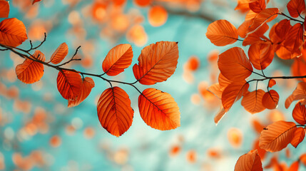 Red and orange autumn