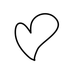 heart symbols line art vector design