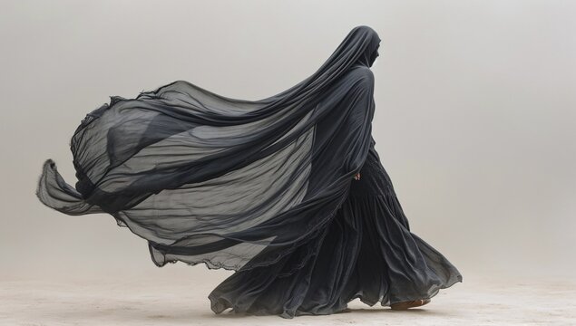 Wearing Hijab in Style: A Fashionable Look for the Month of Ramadan Generative AI