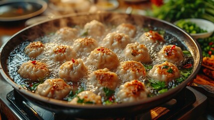Sizzling Shrimp Dumplings: A Delicious Dish for the Month of Love Generative AI