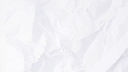 white crumpled paper background