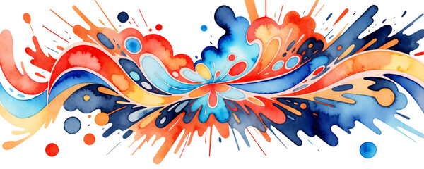 Obraz premium Colorful Butterfly Harmony in Nature's Abstract Summer Garden