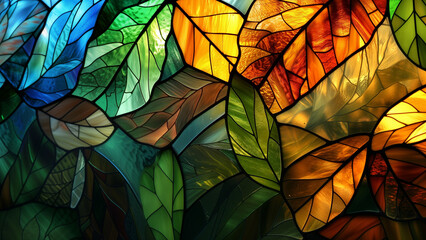 Shane’s Sanctuary: A Stained Glass Nature Close-Up