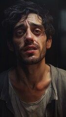 Fototapeta premium ritratto di giovane uomo di strada