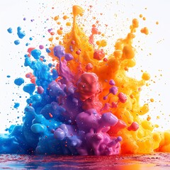 Colorful Chaos: A Monthly Event Celebration of Creativity and Vibrancy Generative AI