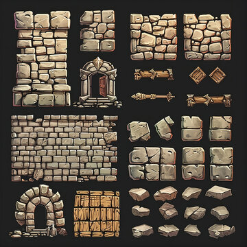 stone game asset
