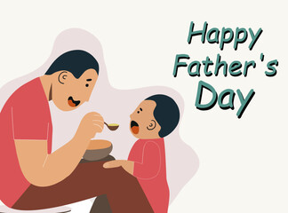 Happy Father's Day banner. Father's Day templates for poster, cover, banner, social media.