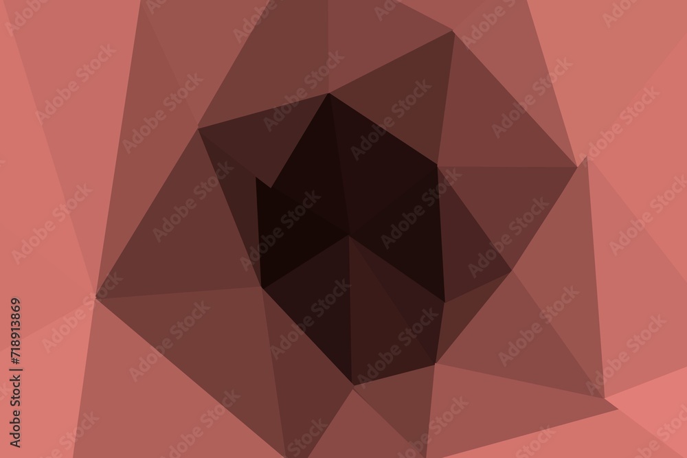 Poster modern geometric design with low poly triangles, creating an elegant and vibrant pattern