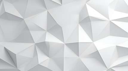 Fototapeta premium Polygonal plain white wall background , Polygonal, plain white wall background