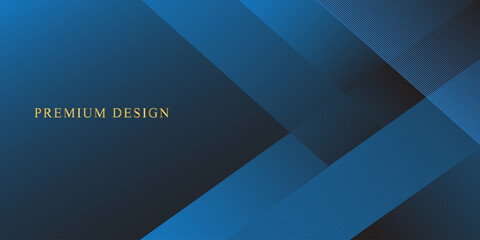 Premium background design with dark blue line pattern