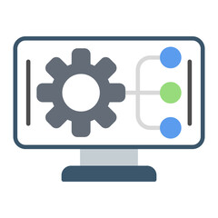 Working Software icon vector image. Can be used for Agile.