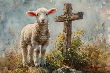 Sheep in the Field Generative AI