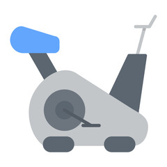 Exercise Bike icon vector image. Can be used for Fitness at Home.