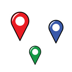 pin pointer location icon vector