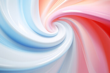 Purple blue waves art. Blurred lines background. Abstract creative graphic design. Decorative fractal style.
