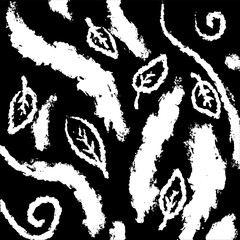 Black and white grunge style.  Abstract background. Vector illustration.