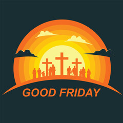 Vector illustration of a Good Friday background
