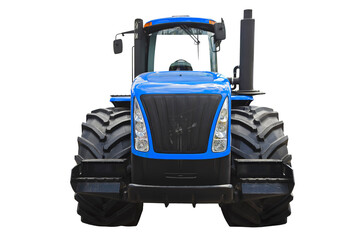 Agricultural tractor ( front view )